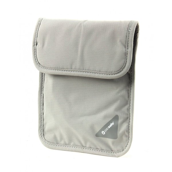 Pacsafe Coversafe X75 Anti-Theft RFID Blocking Neck Pouch, Neutral Grey