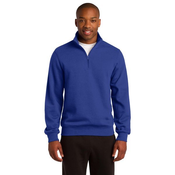 SPORT-TEK Men's 1/4 Zip Sweatshirt 4XL True Royal