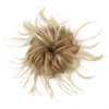 KETHBE Messy Bun Hair Piece,Synthetic Tousled updo Hair Buns Hair Piece Short Ponytail Faux Hair Scrunchie with Elastic Rubber Band Hair Bun Pieces for Women (Light Golden Brown Mix Bleach Blonde)