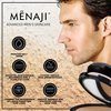 Menaji HDPV Anti-Shine Powder (Dark) | Anti-Shine Face Make-Up for Men | High-Definition Face Powder | Skin-Friendly Face Powder for Men | All-Occasion Face Powder | Contains Vitamin C & E (Dark)