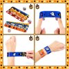 Halloween Slap Bracelets for Kids, 100 Halloween Bracelet Toys Bulk For Kids Girls Boys, Trick or Treat Party Favors, Classroom Prizes, Exchanging Gifts, Halloween Party Gift Treat Bag Filler Supply