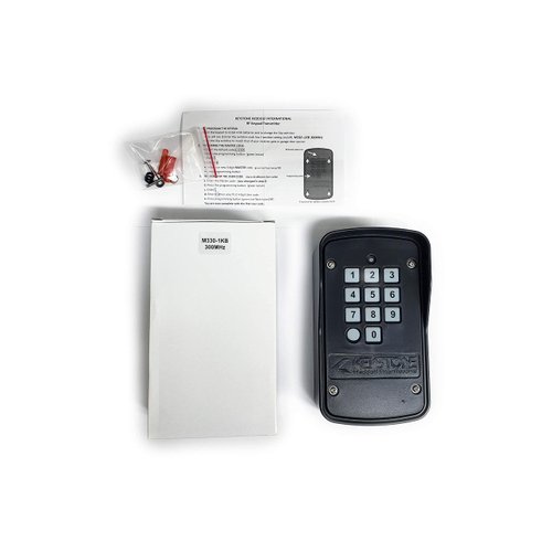Heddolf M330-1KA Multi-Code Compatible Wireless Gate and Garage Door Opener Keypad 300 MHz keystone Hardwire