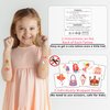 Partywind Temporary Tattoos for Girls, Individually Cut Kids Tattoos for Girls Party Supplies Favors, Birthday Party Decorations Goodie Bag Stuffers, Fake Tattoo Stickers for Children Girls
