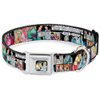 Buckle-Down Seatbelt Buckle Dog Collar - Cinderella Movie Panels & Quotes - 1.5" Wide - Fits 13-18" Neck - Small