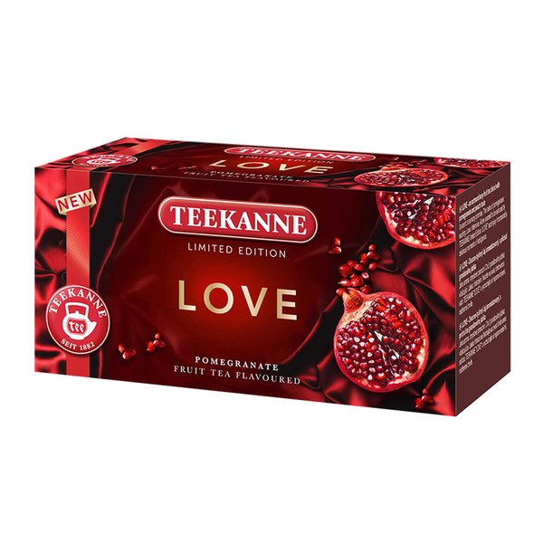 3x Teekanne Love Pomegranate (each box 20 tea bags)