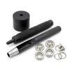 CRAFTMEMORE 3/16" Grommet Tool Kit Eyelet Setting Tool Grommet Setter Hole Punch Cutter & Pack of 100 Grommets (3/16" (5mm) Inside Diameter)