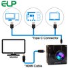 IEights 4K HDMI USB Camera Module Wide Angle Webcam for Computer 4K 30fps PC Camera Mini UVC USB2.0 Lightburn Camera for Laser Engraver 2X Digital Zoom USB Security Camera for Laptop Raspberry Pi