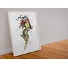 Rogue Prints, X-Men Watercolor, Nursery Wall Poster, Holiday Gift, Kids and Children Artworks, Digital Illustration Art