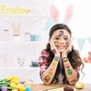 86PCS Easter Bunny Tattoo Temporary Tattoos Birthday Party Decorations Supplies Favors Decor Easter Egg Tattoos Stickers Cute Gifts for Kids Boys Girls Prizes Rewards Easter Carnival