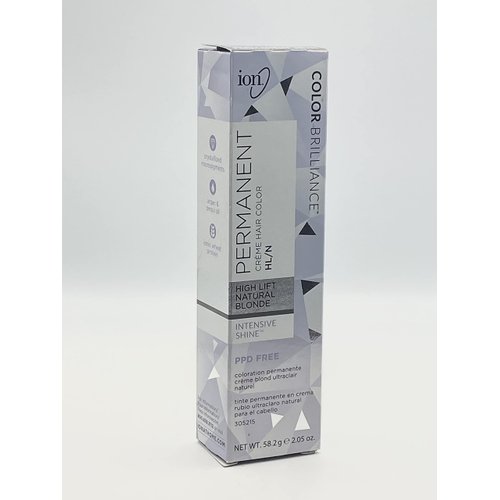 Ion HL-N Hi Lift Natural Blonde Permanent Creme Hair Color HL-N Hi Lift Natural Blonde