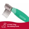 Coastal Pet Li'l Pals Dog De-Matting Comb - Stainless Steel Dematting Comb for Dogs - Dog Hair Comb with Easy-Grip Handle - Pet Dematting Comb for Small Dogs - Dog Comb for Pet Grooming Supplies