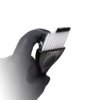 Hair Colouring Tool Set - Wide Hair Colouring Brush with Soft bristles and Double Row Design. Mini Hair Colour Cream Stirrer, Pointed Tail Comb. (Black, Black + White Bristles Set B)…