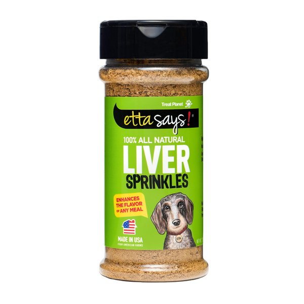 etta says! Liver Sprinkles for Dogs – 3 oz. Dog Food Topper, Dog Food Seasoning, Freeze Dried Liver, Made in The USA (Pack of 1)