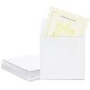 Best Paper Greetings 50 Pack Square Envelopes, 5.5 x 5.5, for Greeting Cards, Wedding Invitations, Self Adhesive Peel-Off-and-Stick (White)