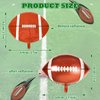 NOVWANG 27 Inch Football Balloons,10 Pcs Football Field Balloons Football Foil Balloons for Football Birthday Sport Themed Party Decorations Supplies