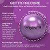 Tune Up Fitness – Coregeous Ball | Psoas Release, Abdominal, Belly & Lower Back Massager | Therapy Stretch Ball for Lower Back Pain, Stress & Digestive Relief, Improved Breathing & Sleep (Iris)