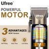 Ufree Professional Hair Clippers for Men Women, Hair Trimmer, Cordless Barber Clippers for Hair Cutting Kit, Haircut Machine Rechargeable Clippers and Trimmers Set, Grooming Kit Gifts for Men