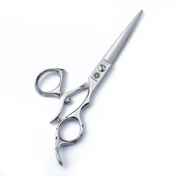 Dream Reach HIGH-END SERIES Japanese 440C Stainless 6.0" 360° Swivel Thumb Ring Professional Barber Razor Edge Hairdressing Straight Cutting Scissors