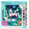 Bright Stripes Paint by Numbers Kit for Kids: Easy to Follow Paint by Numbers Canvas with Frame Kids Paint Kit (Paint by Numbers Moonlit Unicorn)