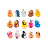 36 Pcs Rubber Ducks for Jeep Baby Showers Accessories Duckies Bath Toys for Kids Holiday Party Favors Gift Exchange (Animal)
