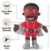 14" Superhero, Black Boy, Hand Puppet