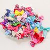 XIMA 60 Pcs Hair Bows for Girls, Grosgrain Ribbon with Metal Snap Hair Clips Bow for Toddler Baby Kids Teens, Random Colors and Styles