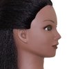 ISHOT Mannequin Head With Real Human Hair for Hairdresser Training, Beauty School Practice, Cosmetology
