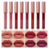 Fasray 8 Pcs Matte Liquid Lipstick, Easter Gifts for Girls and Women Easter Basket Stuffers Lip Gloss Set Lipstick Makeup Gift Set, Long Lasting Non-Stick Cup Not Fade Waterproof Matte Lipstick
