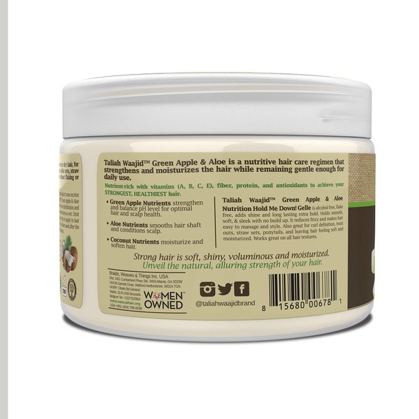 Taliah Waajid Green Apple & Aloe Nutrition Hold Me Down! Gelle 12oz