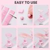 Makartt Nail Stand for Press On Nails Display Practice Art Magnetic Fake Nail Holder for Painting Nails Stand for False Nail Designs with Reusable Putty for Home DIY Beginner Salon Supplies
