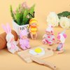 Vueos 10 Pcs 4 Inch Mini Reborn Baby Dolls Set Cute Small Baby Doll with Handmade Animal Clothes - Baby Doll Giftbox Gifts for Girls Boys