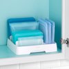 YouCopia StoraLid Adjustable Food Container Lid Organizer for Kitchen Cabinet Storage, Medium
