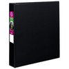 Avery Durable 3 Ring Binder, 1.5" Slant Rings, 1 Black Binder (27350)