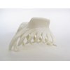 Generic Blonde creme white hair claw clip for medium fine hair