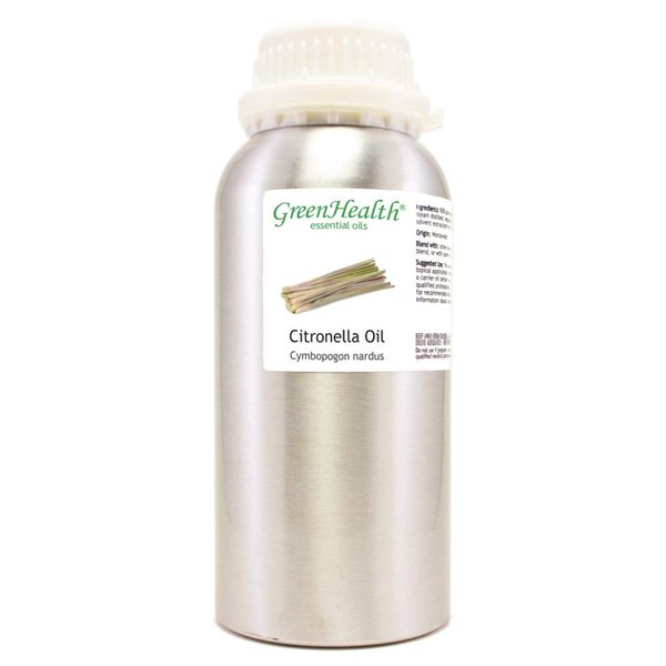 Citronella Essential Oil - 16 fl oz (473 ml) – 100% Pure Essential Oil - GreenHealth