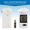 Sper Scientific Compact Digital Min/Max Thermometer 800121 - Wide Range Temperature Logger with Clear LCD Display - Ideal for Laboratories, Food Storage, HVAC & Greenhouses - 2 pc