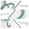 Caliee Wig Holder Travel 2Pcs Wig Stand Wig Head Stand for Long Hair Wig Organizer Hanging Pink and Green Wig Styling Stand Foldable Hair Stand for Wigs Hat Rack.