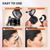Acosexy Root Touch Up Hair Powder, Instantly Root Cover Up Hairline Shadow Powder,Black Hairline Powder for Women Eyebrows, Touch Up Hair Powder For Men Beard Line,Bald Spots (Black)