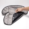 Piddle pad Car Seat Protector - Car Seat Saver Stroller Potty Pad, Baby Car Seat Cover, Car Seat Waterproof Liner for Potty Training Prevent Dipper Leaking 20x15 inch Black 2PCS(Grey)