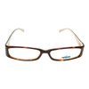 Calabria Splash 52 Rectangular Reading Glasses +0.50 Tortoise Cream Women Trendy Single Power Readers Ladies Modern Eyeglass