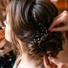 200Pcs 2.4 & 2Inches Hair Pins for Buns Hair Bun Pins Bun Hair Pins With Storage Box for Women Girls and Hairdressing Salon (Brown)