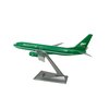 Sterling Green 737-800 Airplane Miniature Model Plastic Snap-Fit 1:200 Part #ABO-73780H-017