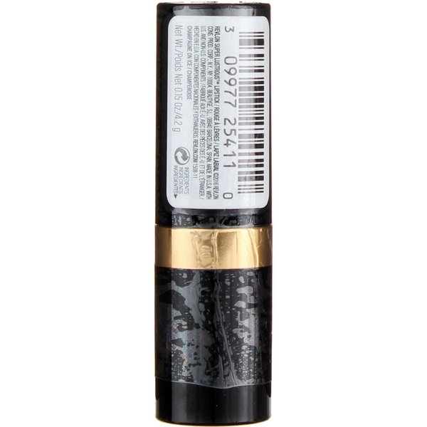 Revlon Super Lustrous Lipstick with Vitamin E and Avocado Oil, Pearl Lipstick in Nude, 205 Champagne on Ice, 0.15 oz (Pack of 2)