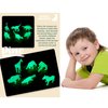 Heyfriday Child Glow in Dark Dinosuars Mystery Box Graffiti & Creative DIY Painting Kit with Brush, and Palette, Pigments Surprise Painting Box Great Gift for Girls & Boys