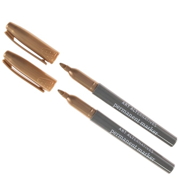 Art Alternatives Permanent Marker Set, Fine, Gold
