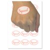 Wedding Squad Party Group Temporary Tattoo Water Resistant Fake Body Art Set Collection - 54 1" Tattoos (1 Sheet)
