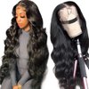 13x6 HD Lace Front Wigs Human Hair Pre Plucked 200% Density Wear and Go Glueless Lace Frontal Wigs Human Hair Body Wave Lace Front Wigs for Black Women Natural Hairline with Baby Hair 24 Inch