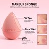Docolor Makeup Brushes Set 17Pcs Morandi Makeup Brushes with Makeup Bag and Makeup Sponge and Brush Protector Professional Face Powder Foundation Eye Shadow Concealers Brush Kit Gift Box
