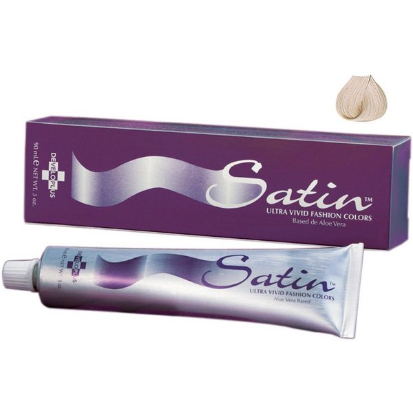 Satin Hair Color Ash Series | Very Light Ash Blonde 9A | Permanent Hair Dye | 3 Oz