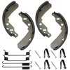 Front Brake Shoes Springs Pins for Kawasaki Mule 600 610 SX KAF400 2005-2022